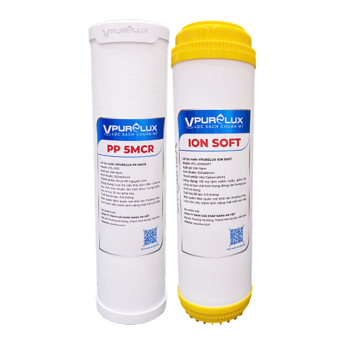 Combo bộ lõi lọc thô 12 Nano Vpurelux