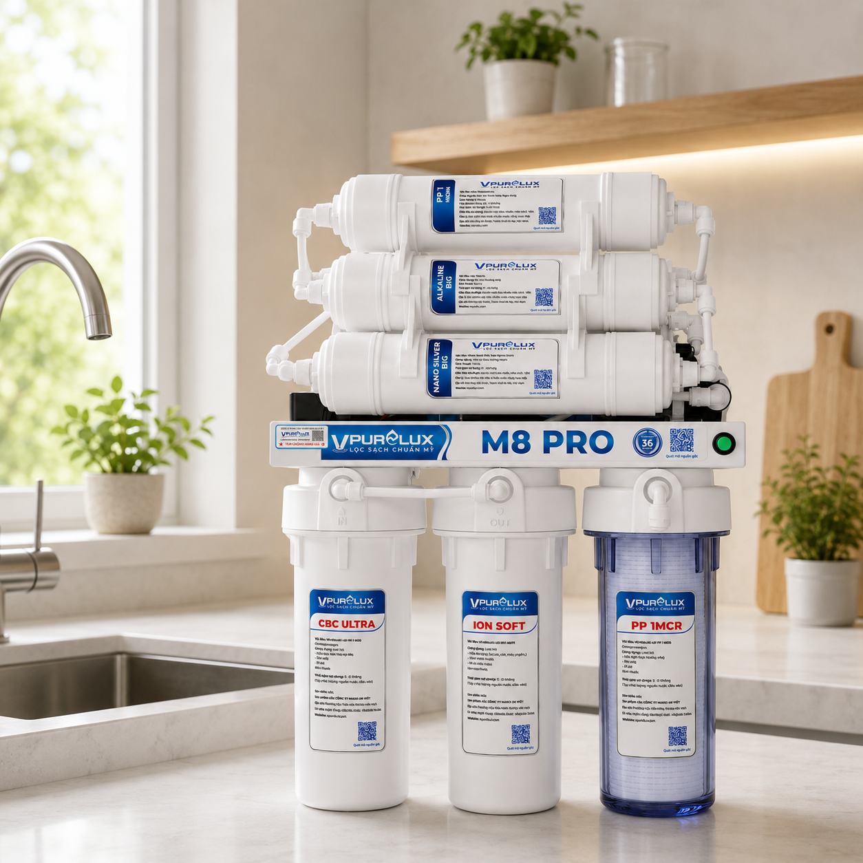 Máy lọc nước Mix M8 Pro Vpurelux - Ảnh 2