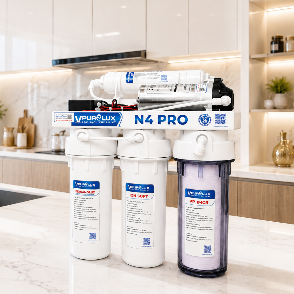 Máy lọc nước Nano N4 Pro Vpurelux - Ảnh 2