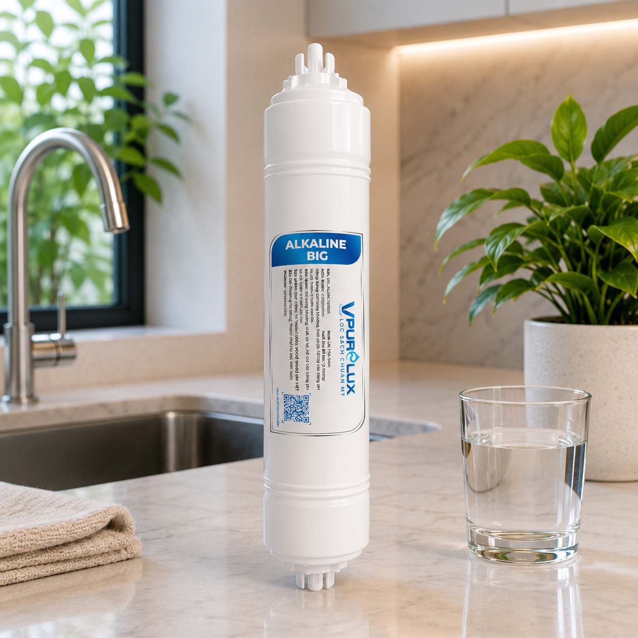 Lõi lọc nước Alkaline Big Vpurelux - Ảnh 2