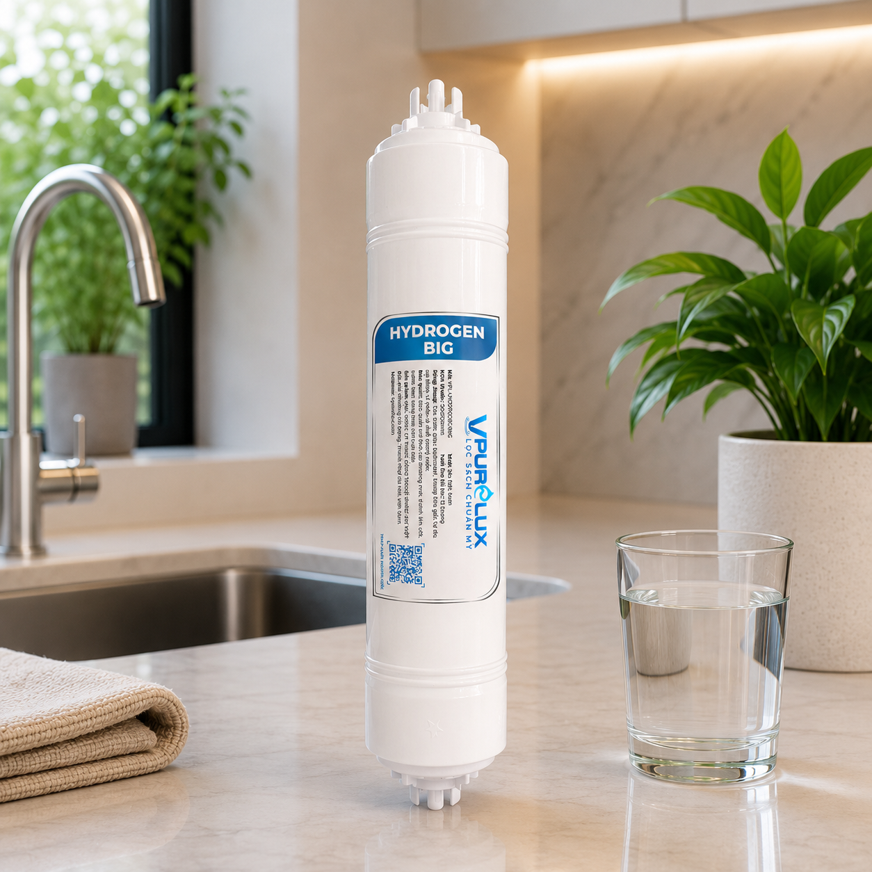 Lõi lọc nước Hydrogen Big Vpurelux - Ảnh 2