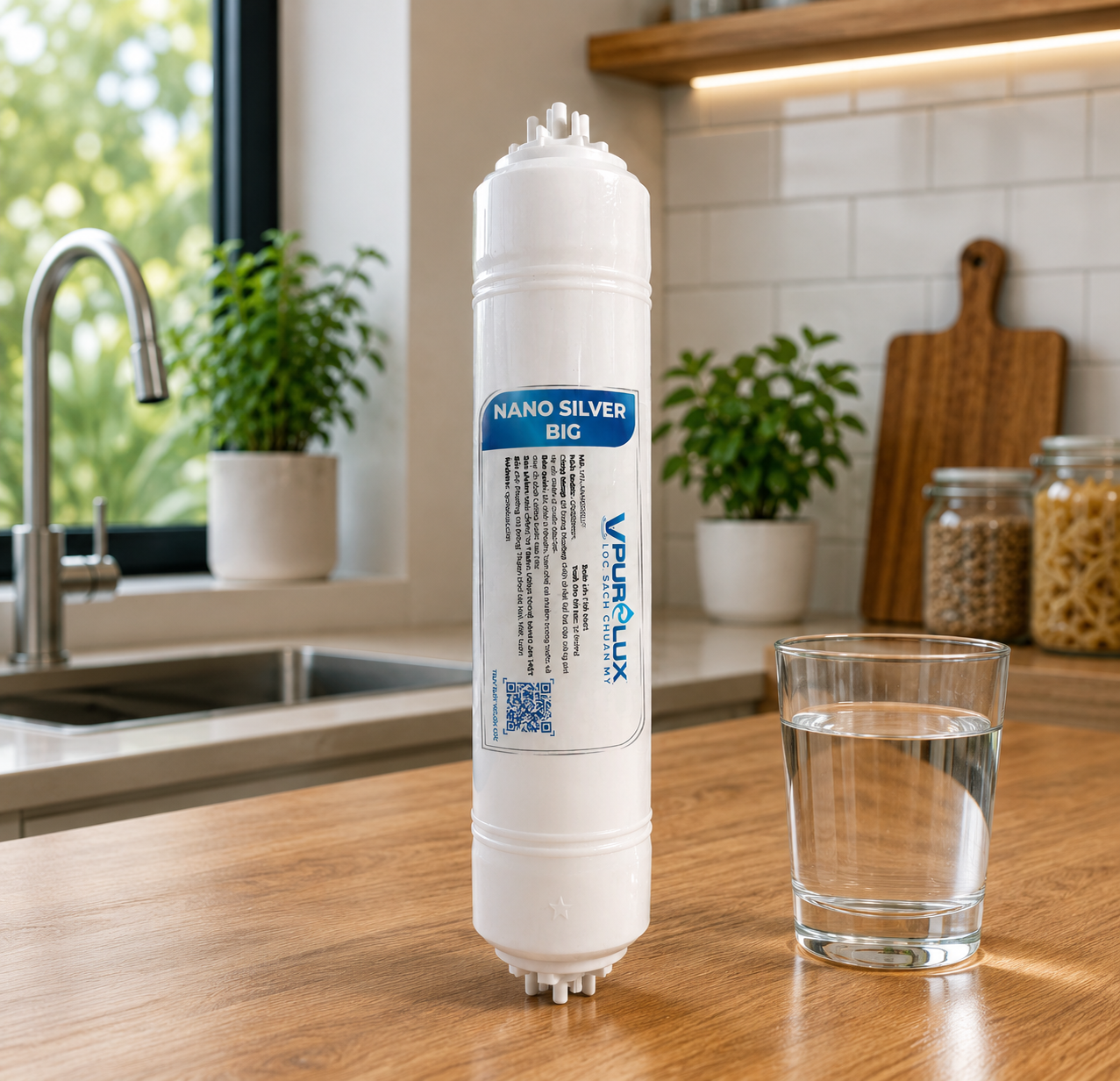 Lõi lọc nước Nano Silver Big Vpurelux - Ảnh 2