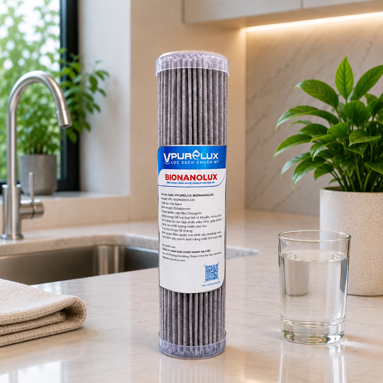 Màng lọc nước Bionanolux Vpurelux - Ảnh 2