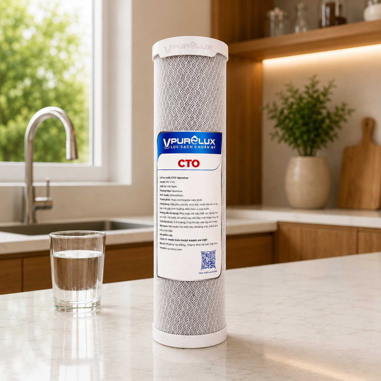 Lõi lọc nước CTO Vpurelux - Ảnh 2