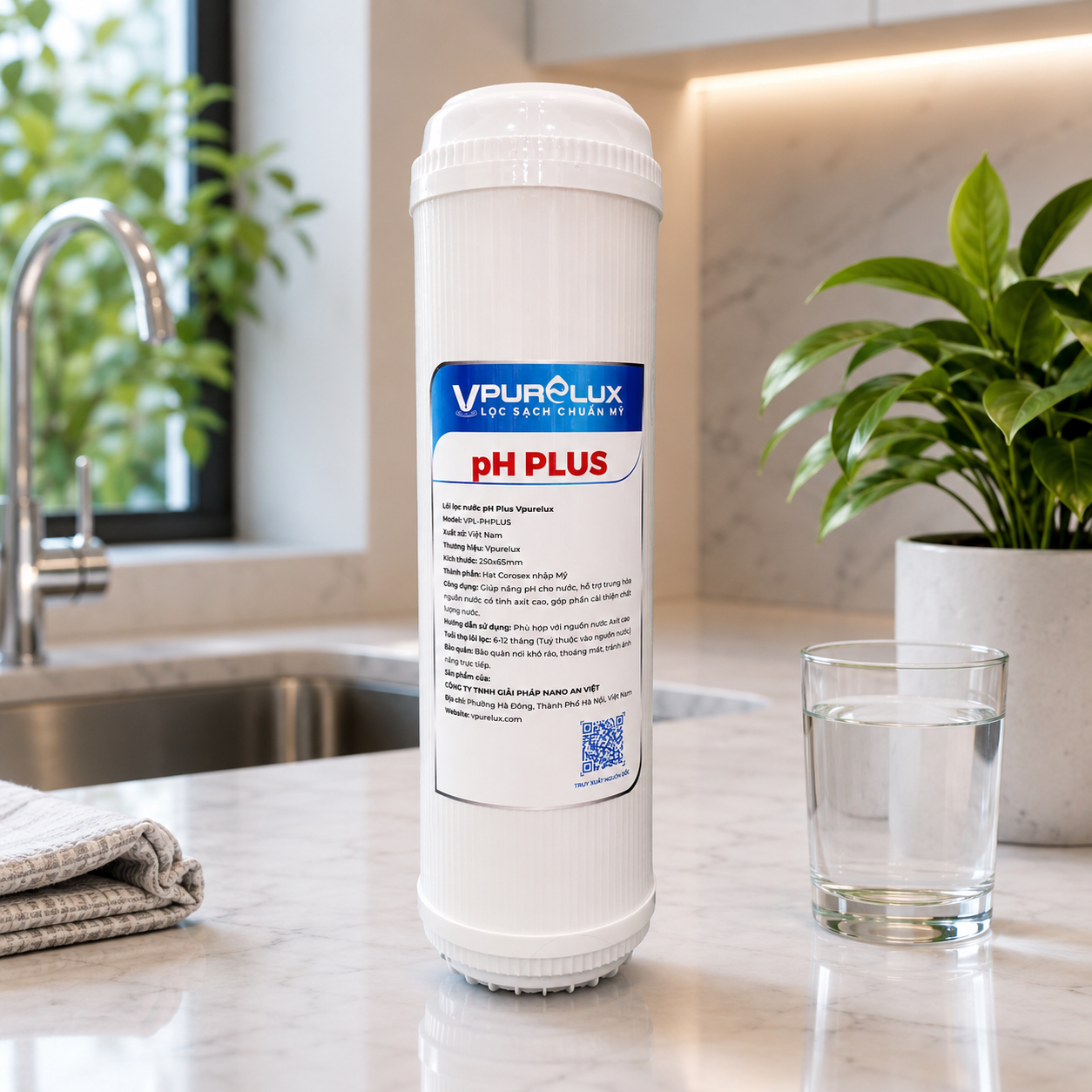 Lõi lọc nước pH Plus Vpurelux - Ảnh 2