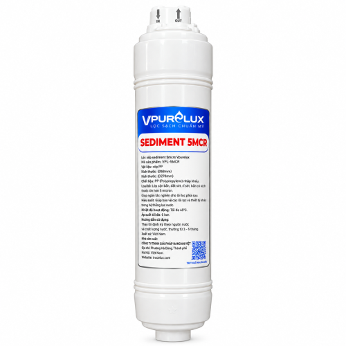 Lõi lọc nước Sediment 5mcr Vpurelux